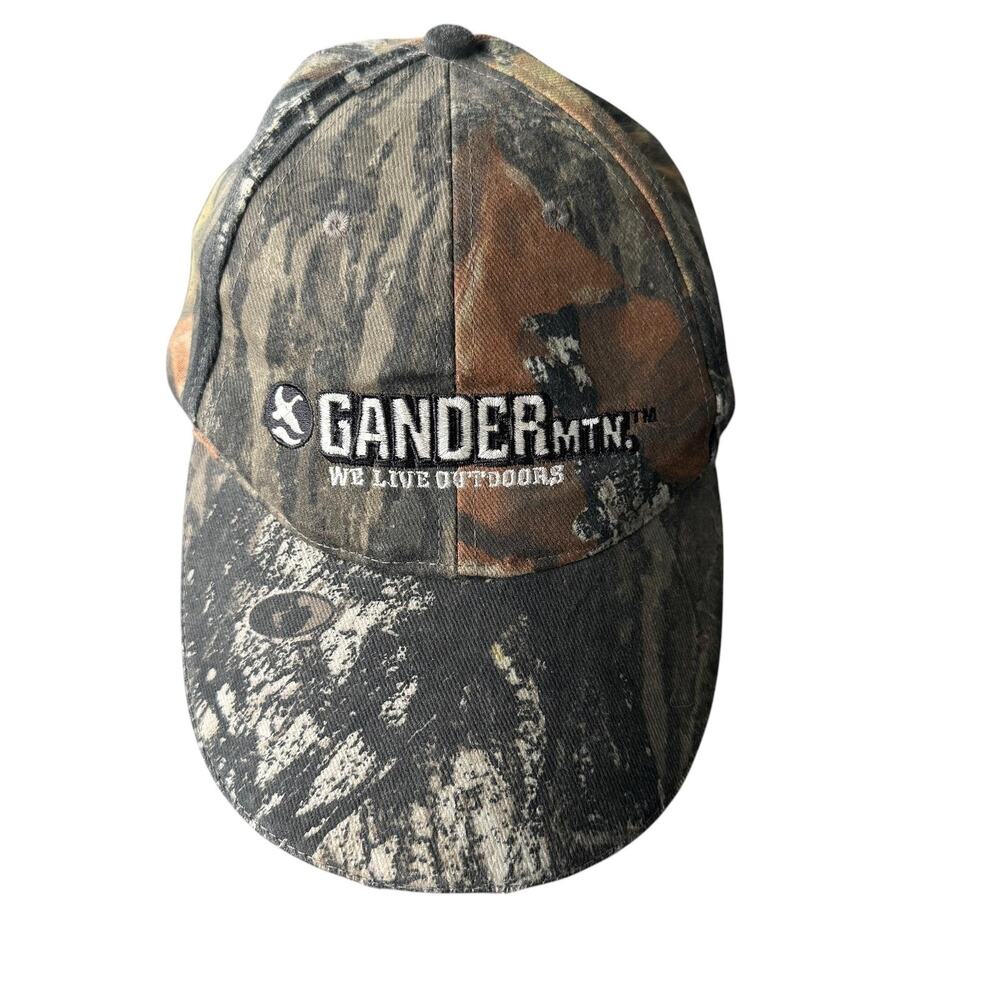 Gander Mtn Hat Cap Strap Back‎ Camo LED Lighted Brim Hunting Embroidered Mens